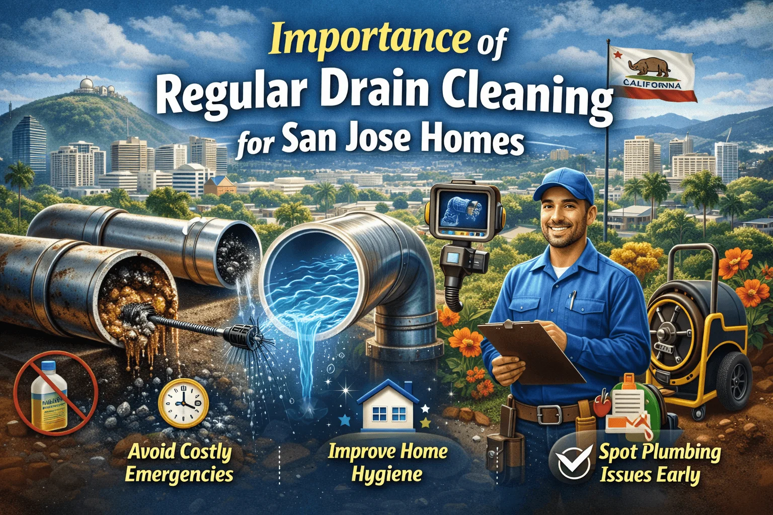 Regular Drain Cleaning for Your San Jose Home